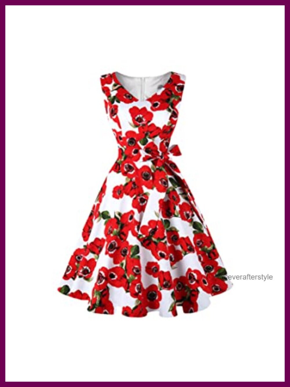 Vintage Sleeveless A-Line Dress with Pockets